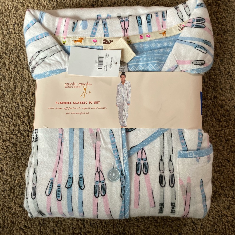 Munki Munki Flannel Pajamas Set